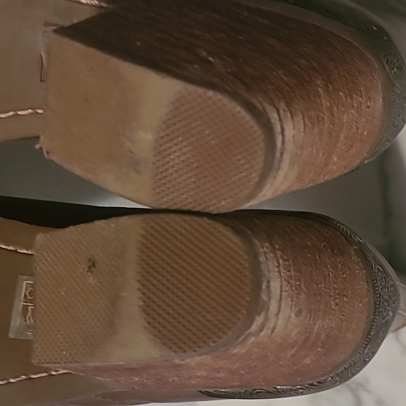 Jeffrey Campbell Cromwell Leather Ankle Boots Booties Sz 7.5 Brown Western Rodeo - Picture 16 of 16